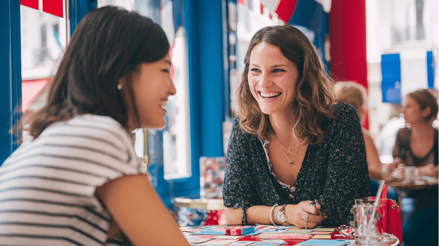 フランス語教室をカフェで学ぶ